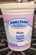 Plain low fat yogurt