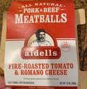 Fire-Roasted Tomato & Romano Cheese Meatballs