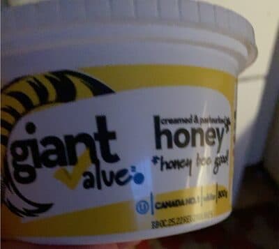 100 % Creamed honey