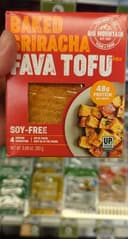 Baked Sriracha Fava Tofu