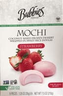 Vegan Strawberry Mochi Coconut Frozen Dessert