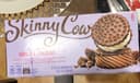 Nestle, skinny cow, ice cream sandwiches, vanilla & chocolate, vanilla & chocolate