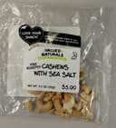 Cashews with sea salt
