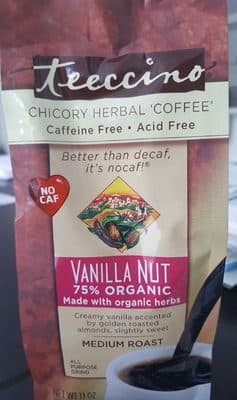 Chicory herbal 'coffee' vanilla nut