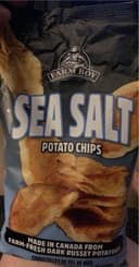 Sea salt potato chips