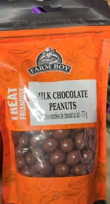 Milka chocolate peanuts