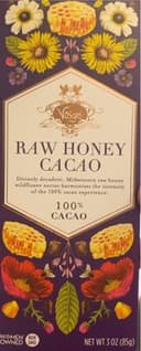100% cacao raw honey