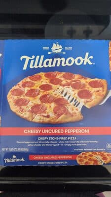 Cheesy Uncured Pepperoni Crispy Stone Fired Pizza