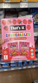 Crunchables Apple + Strawberry Crisps