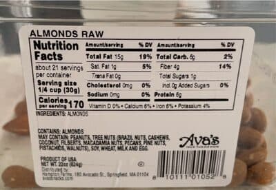 Almonds Raw