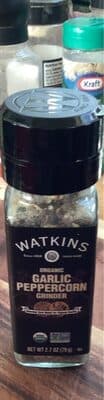 Organic Garlic Peppercorn Grinder