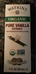 Organic Pure Vanilla Extract with Madagascar Vanilla Beans