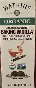 Organic Original Gourmet Baking Vanilla with Pure Vanilla Extract with Other Natural Flavors