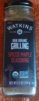 1868 organic grilling spiced maple seasoning