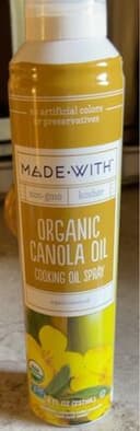 Organic Canola Oil Cooking Spray