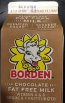 Chocolate fat free milk
