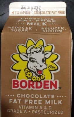 Chocolate fat free milk