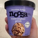 Chocolate fudge frozen yoghurt gelato