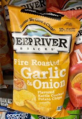 Fire Roasted Garlic & Onion Kettle Cooked Potato Chips