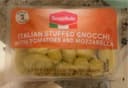 Italian stuffed gnocchi with tomatos and mozzarella