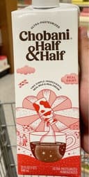 Chobani half and half