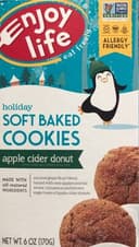 Apple cider donut holiday soft baked cookies