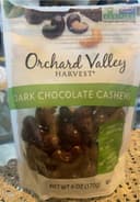 Dark chocolate cashews