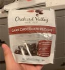 Dark chocolate pecans