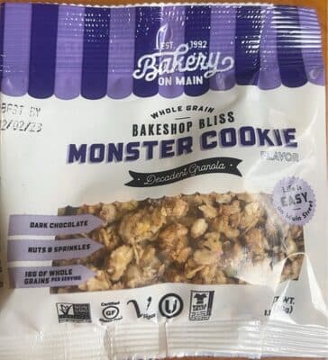 Monster cookie granola