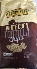 White corn tortilla chips