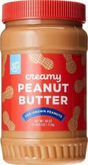 Amazon brand creamy peanut butter