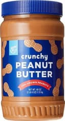Amazon brand crunchy peanut butter