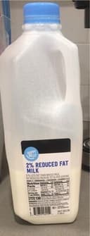 2% Reduced Fat Milk
