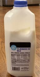 2% reduced fat milk