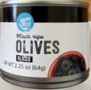 Black ripe olives, sliced