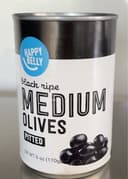 Black Ripe Medium Olives Pitted