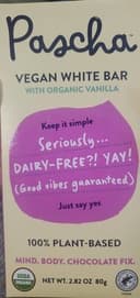 Vegan White Bar Organic Vanilla