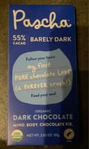 Organic dark chocolate bars cacao