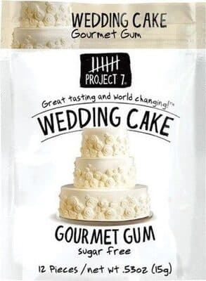 Gum birthday cake