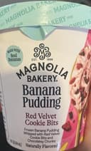 Banana Pudding W/ Red Velvet Cookie Bits