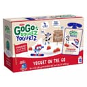 Strawberry yogurt pouches