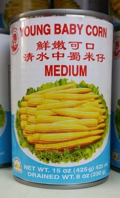 Young Baby Corn Medium