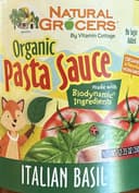 Organic Pasta Sauce Italian Basil