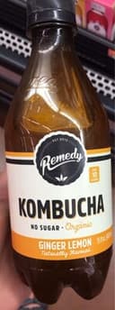Kombucha ginger lemin