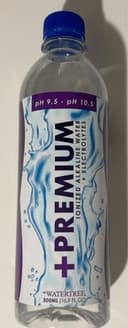 +premium ionized alkaline water + electrolytes