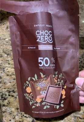 50% Cacao Dark Chocolate Squares