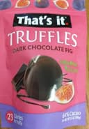 Organic Dark Chocolate Fig Truffles
