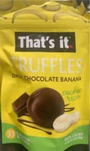 Organic Dark Chocolate Banana Truffles