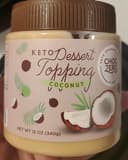 Coconut Keto Dessert Topping