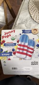 Organic Star-Spangled Flag Dairy Free Pops
